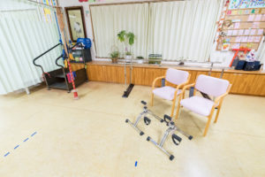デイサービスゆめさき　機能訓練器具