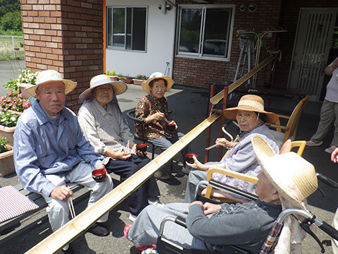 明月　七夕・そうめんイベント