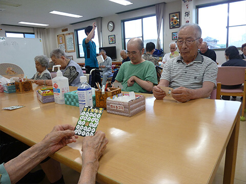 クリニック通所リハビリ　納涼祭ビンゴゲーム大会