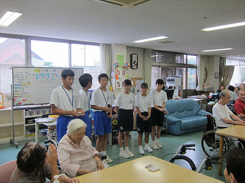 通所リハビリ　ドキドキワクワク・・職場体験