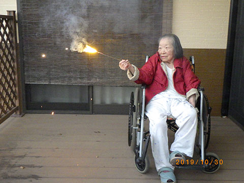 あかしあの里Ⅲ　晩秋の花火大会