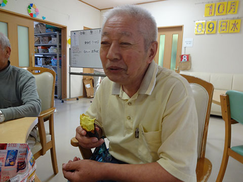 明月　焼きいもイベント