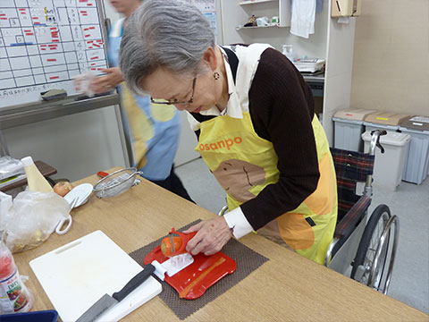 富士たちばなクリニック 通所リハビリテーション　ついに！ポテトサラダ完成！