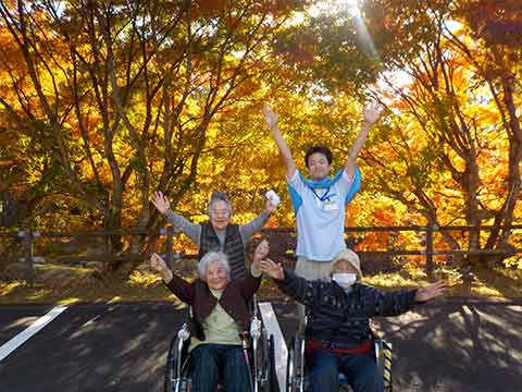 星辰の家　星辰の家紅葉ドライブ！