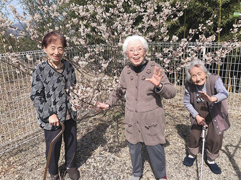 伊香保ケアセンター明月　お花見