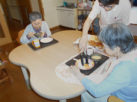 あかしあの里Ⅱ　恒例のパンバイキング2