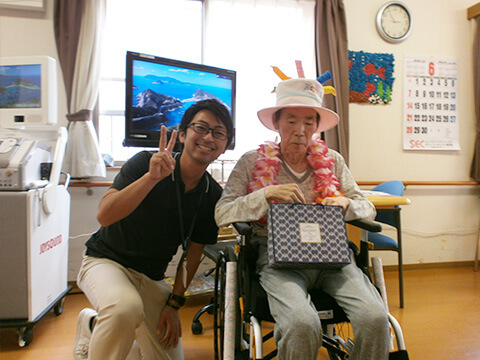 菜摘荘　父の日兼誕生日会