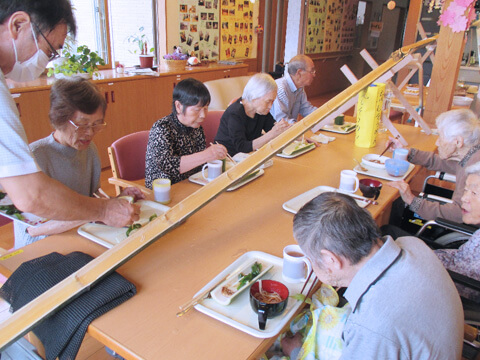 涼風の家　ゼリーとそうめん2