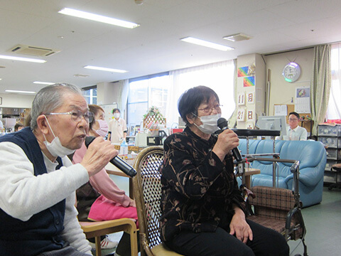 介護老人保健施設創春館通所リハビリテーション　ラブラブ誕生会2