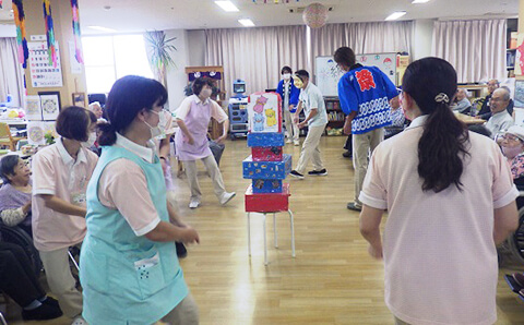 療養棟二階　納涼祭