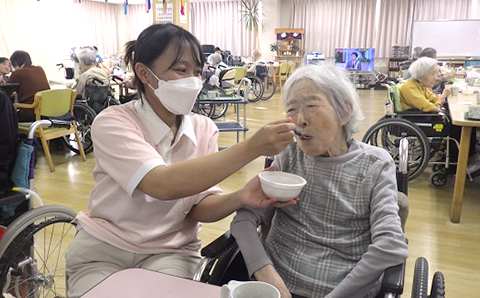 療養棟二階　勤労感謝の日イベント2