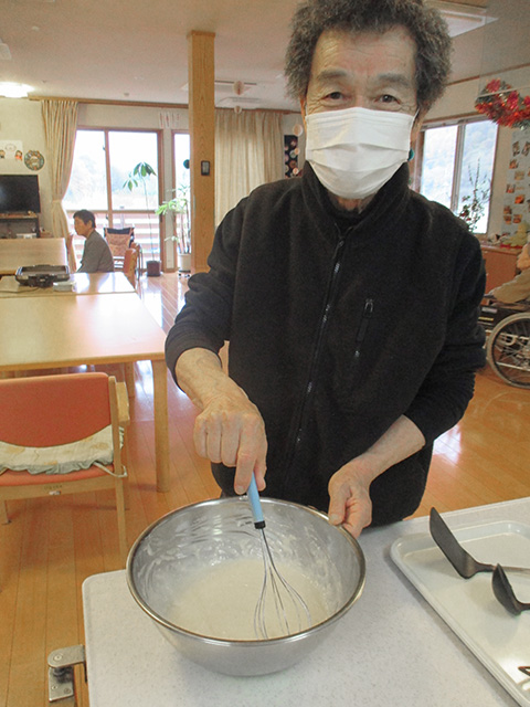 涼風の家 作って楽しいホットケーキ1