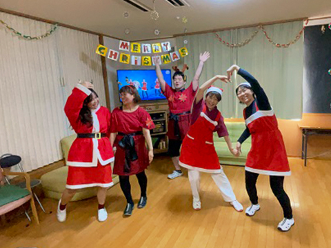 ケアセンター朱咲　クリスマス会2