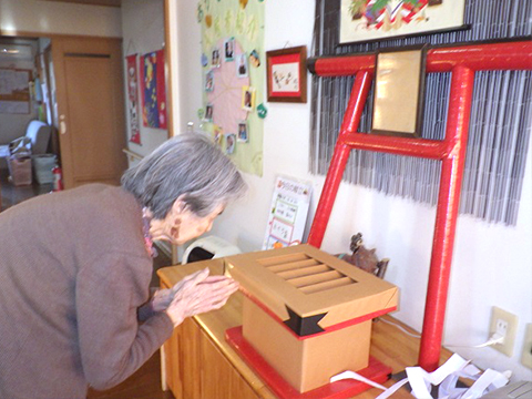 あかしあの里Ⅲ あかしあ特設神社で初詣