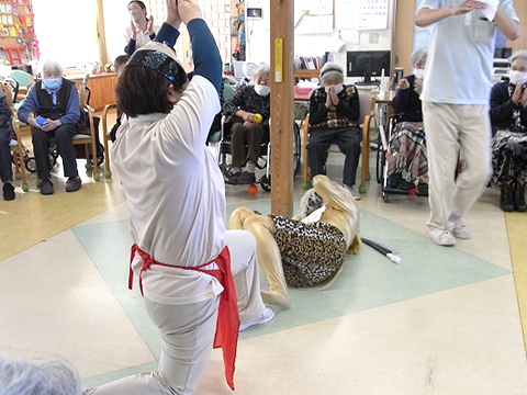 デイサービスセンターゆめさき 鬼は外！ゆめさき節分会2