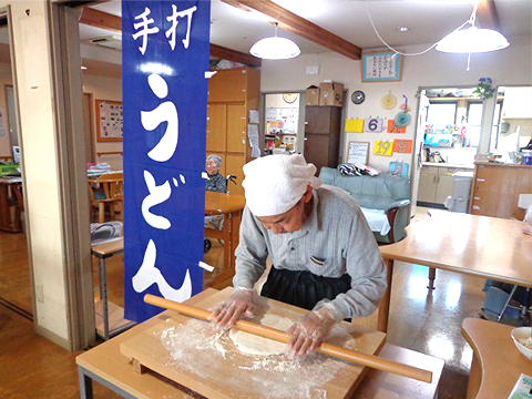 あかしあの里Ⅰ 父の日手打ちうどん1