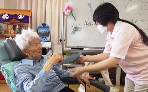 療養棟二階　父の日イベント2