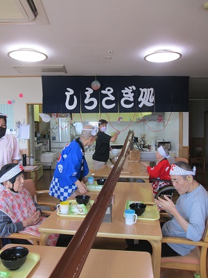 しらさぎ やっぱり流しそうめん＆お誕生日会