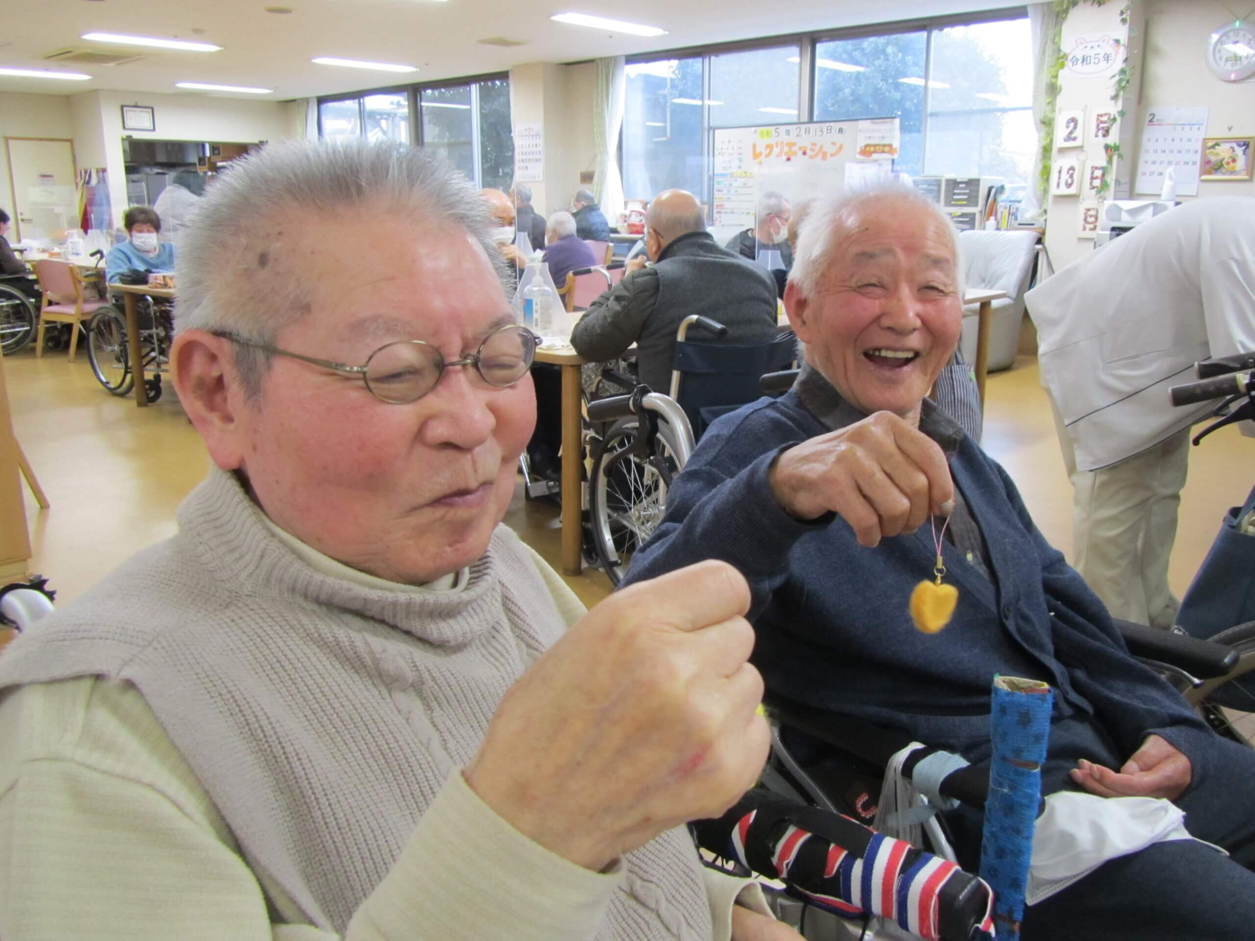 介護老人保健施設創春館通所リハビリテーション　ハッピーバレンタイン