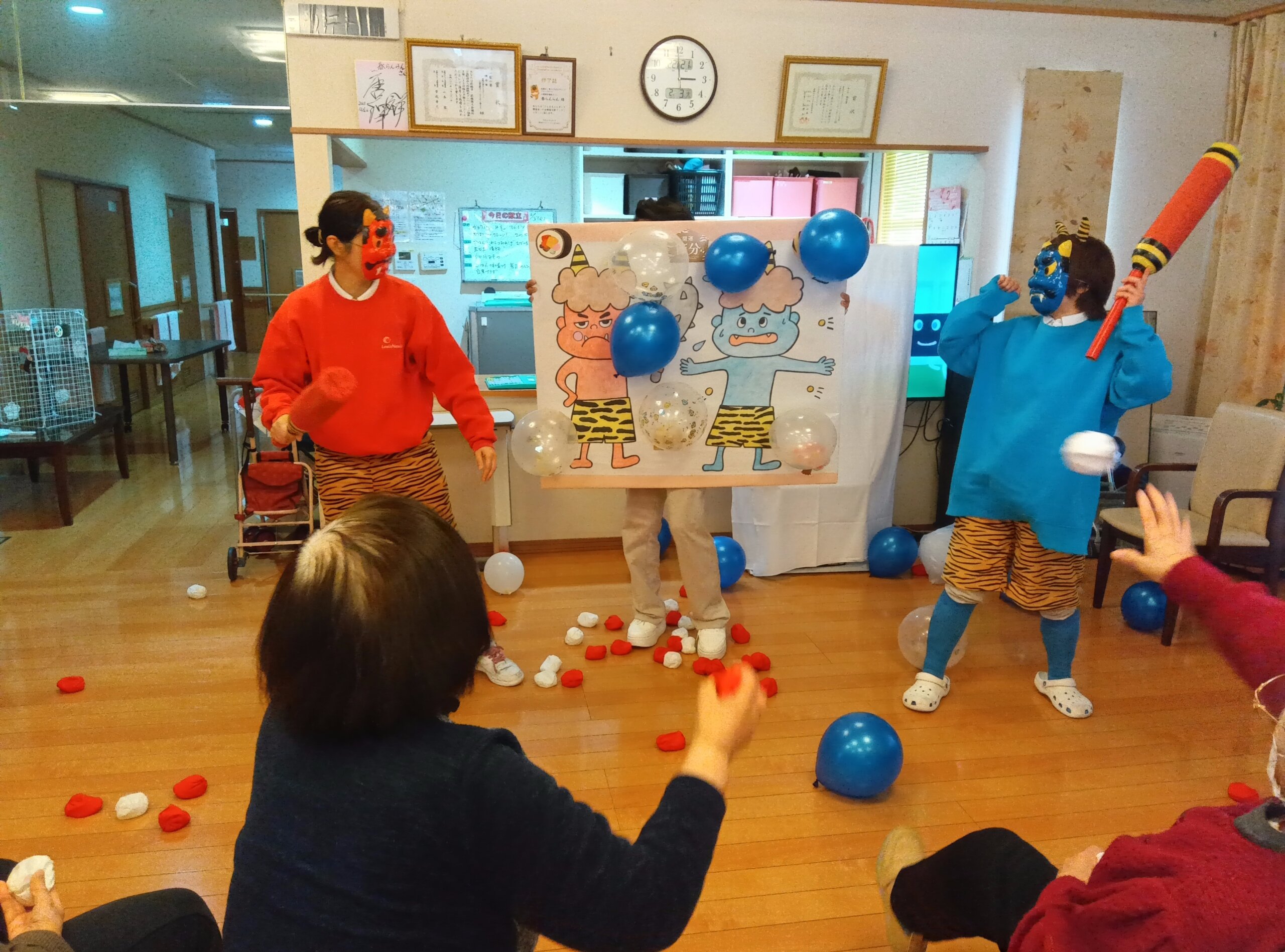 春らんらん　鬼退治＆お誕生日会