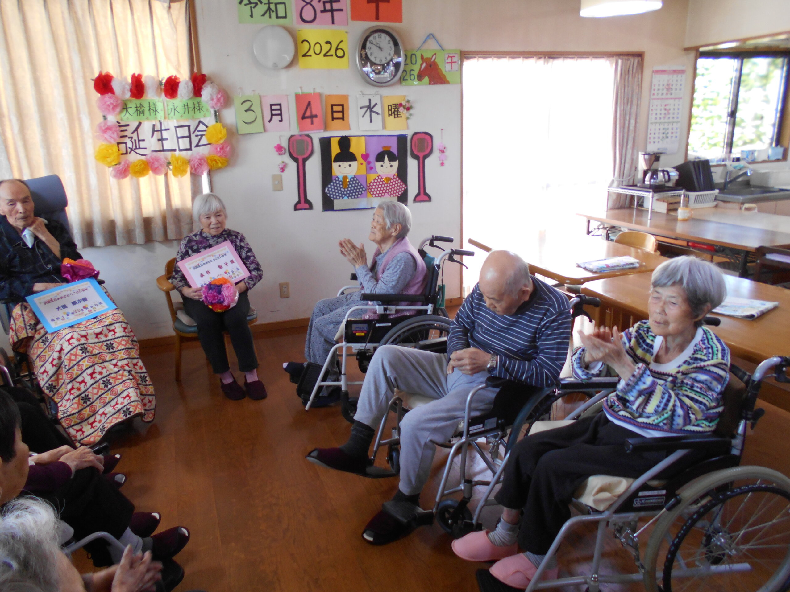 あかしあの里Ⅱ　誕生会＆おやつ作り